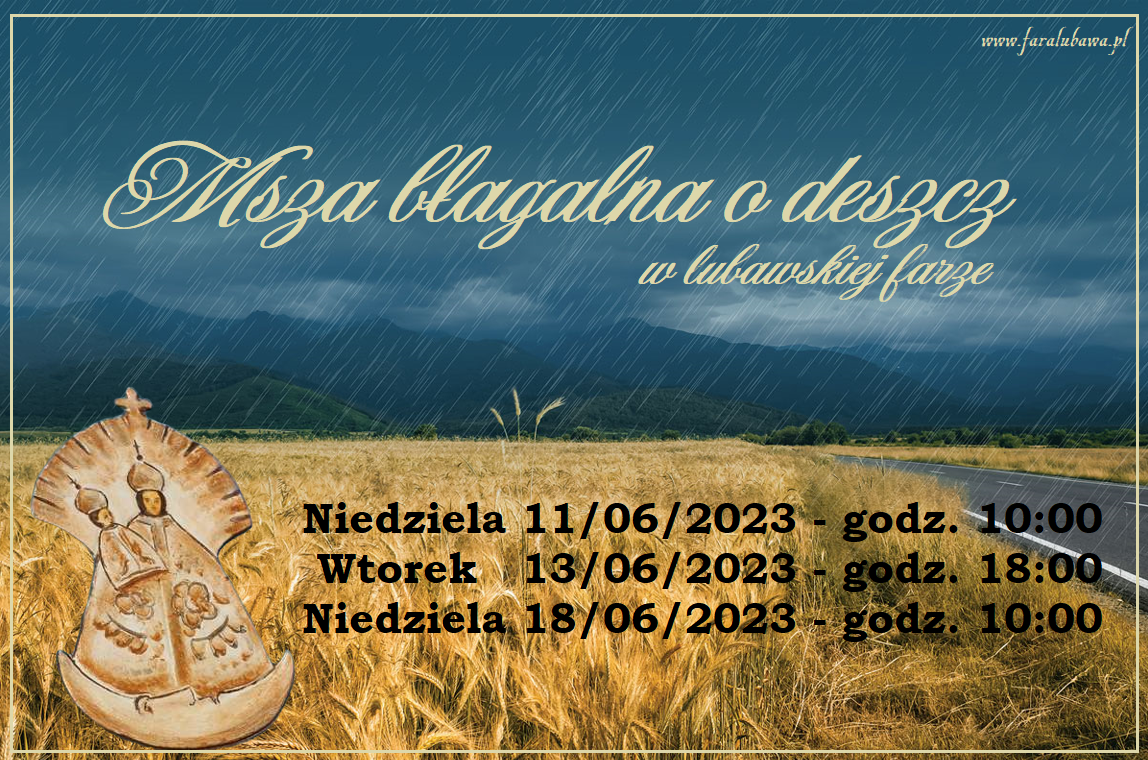 You are currently viewing Msza błagalna o deszcz