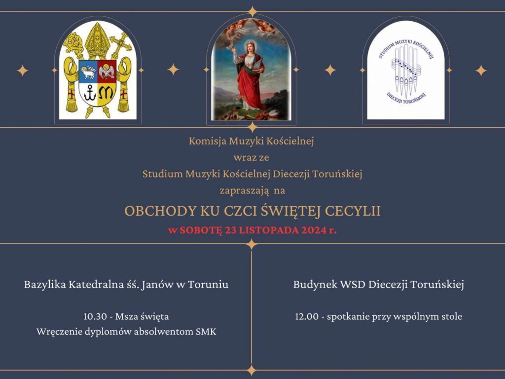 You are currently viewing Zaproszenie na obchody ku czci św. Cecylii