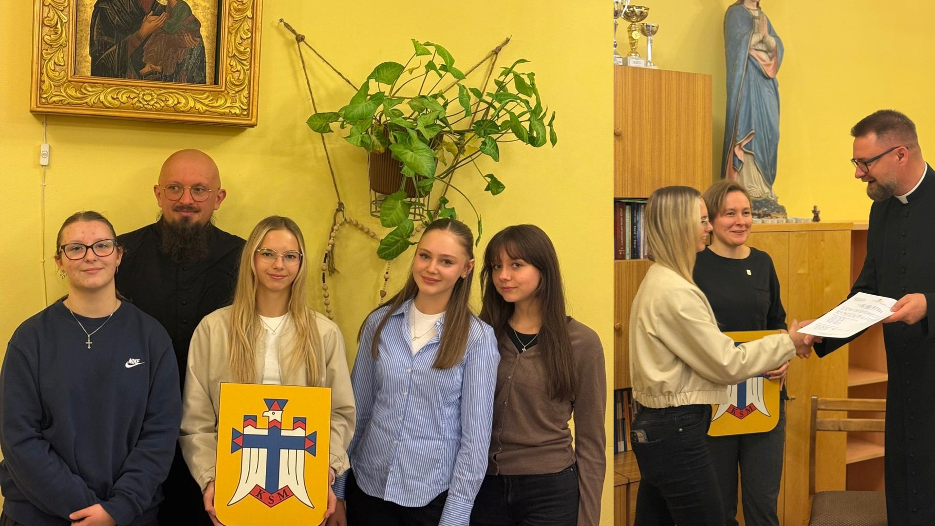 You are currently viewing Rozpoczęcie działalności Katolickiego Stowarzyszenia Młodzieży w naszej parafii